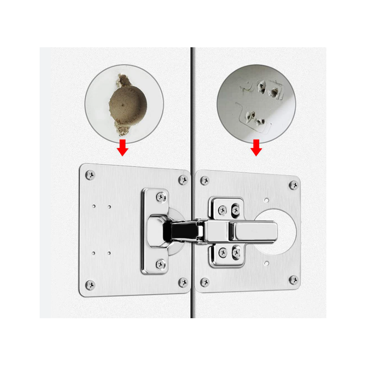 PLAQUE REPARATION CHARNIERES 80*80MM SP39