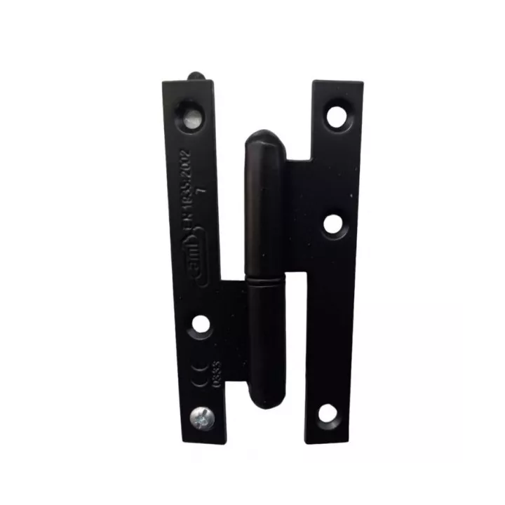 PAUMELLE GAUCHE SIMPLE NOIR 110*55*2.5MM AMI