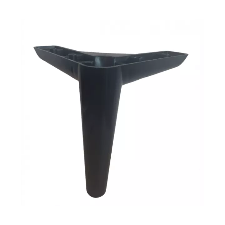 SABOT DE MEUBLE EN PLASTIQUE H14CM NOIR DELTA SABOT DE MEUBLE EN PLASTIQUE H14CM NOIR DELTA
