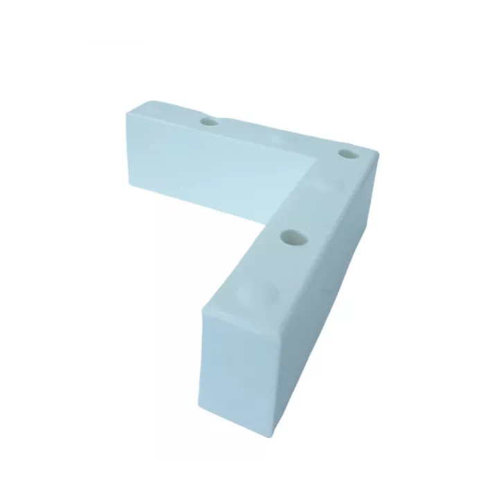SABOT COIN DE MEUBLE EN PLASTIQUE H5CM BLANC