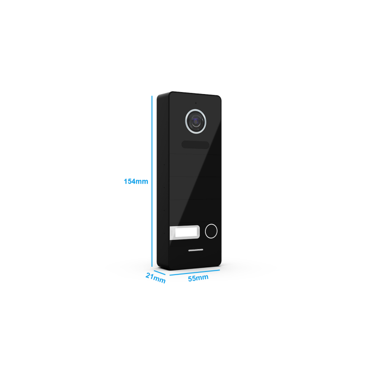 VIDEOPHONE ANGELAX2 BLANC AVEC 1 PLAQUE DE RUE SOMEF