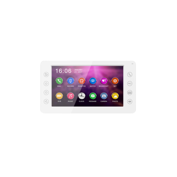VIDEOPHONE ANGELAX2 BLANC AVEC 1 PLAQUE DE RUE SOMEF