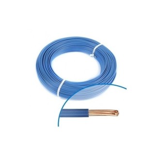 FIL SOUPLE H07VK6 BLEU 100M