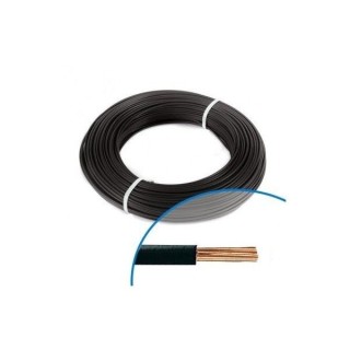 FIL SOUPLE H07VK6 NOIR 100M