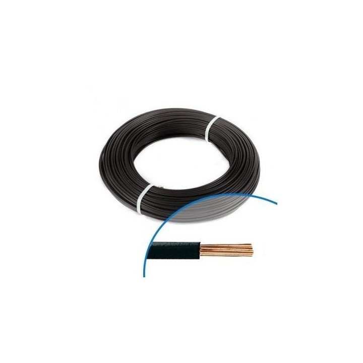 FIL SOUPLE H07VK6 NOIR 100M FIL SOUPLE H07VK6 NOIR 100M
