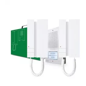 KIT INTERPHONE 2 POSTES COMELIT