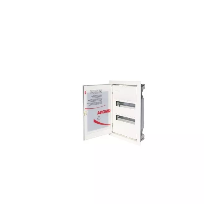 COFFRET ENCASTRÉ 2 RANGÉS 24 MODULES HAGER COFFRET ENCASTRÉ 2 RANGÉS 24 MODULES HAGER