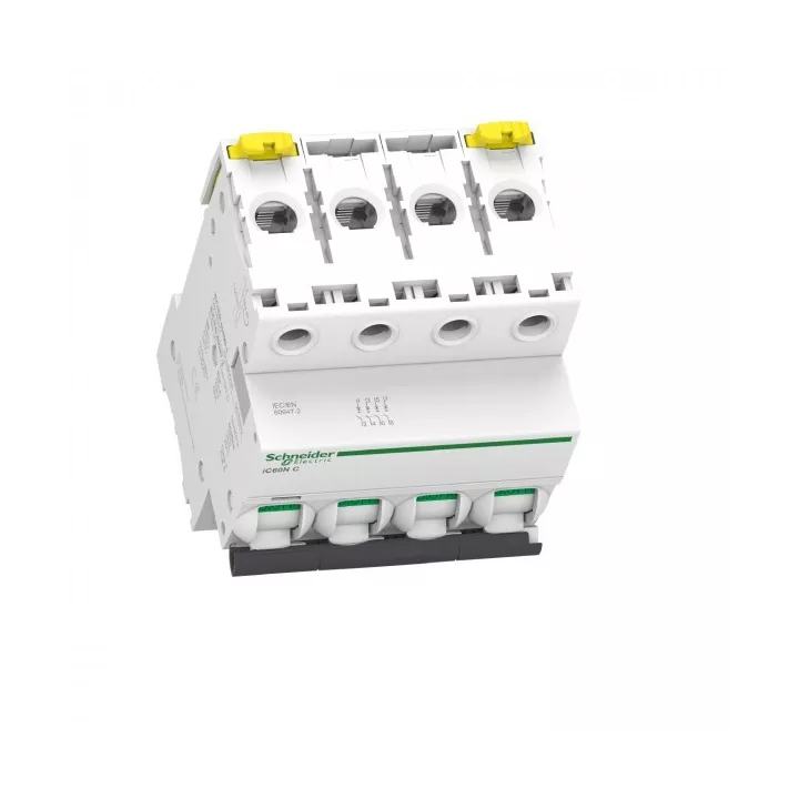 DISJONCTEUR IC60N 4 PÔLES 63A SCHNEIDER
