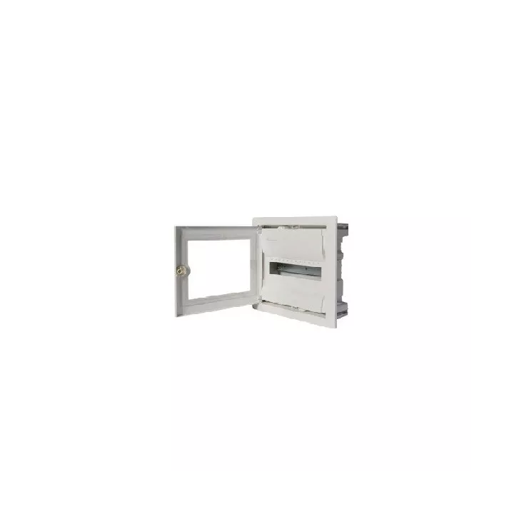 COFFRET ENCASTRÉ 12 MODULES 1/R PORTE BLANCHE HAGER COFFRET ENCASTRÉ 12 MODULES 1/R PORTE BLANCHE HAGER
