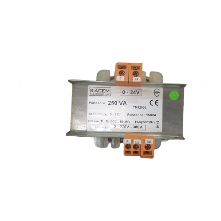 TRANSFORMATEUR 0-220-380/24V 250 VA KACEM