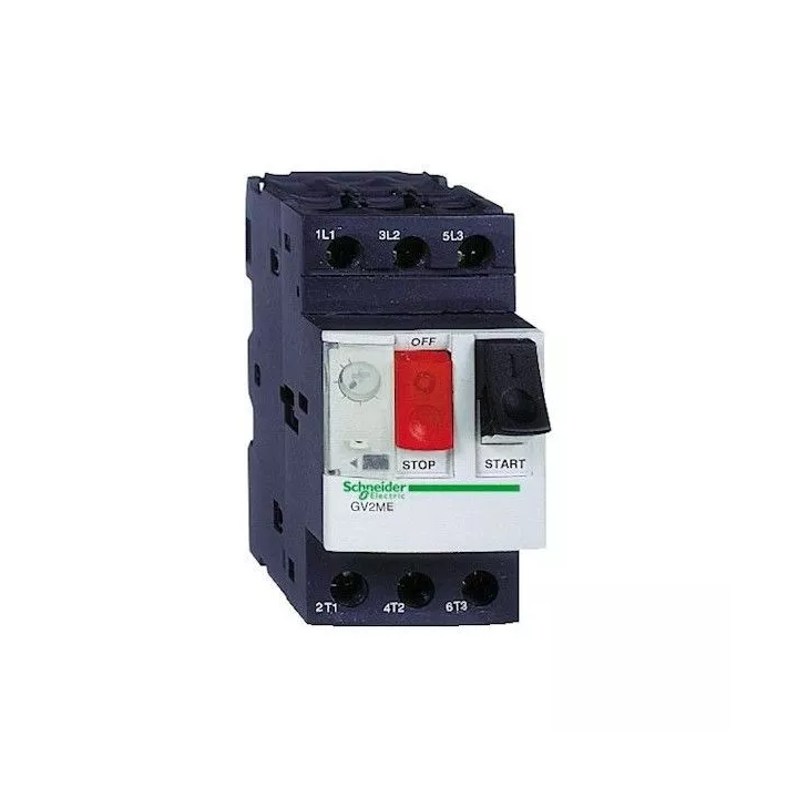 DISJONCTEUR MOTEUR GV2ME10 3 PÔLES 4-6.3A SCHNEIDER DISJONCTEUR MOTEUR GV2ME10 3 PÔLES 4-6.3A SCHNEIDER