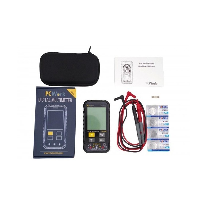 MULTIMÈTRE NUMÉRIQUE PCW02B PCWORK MULTIMÈTRE NUMÉRIQUE PCW02B PCWORK