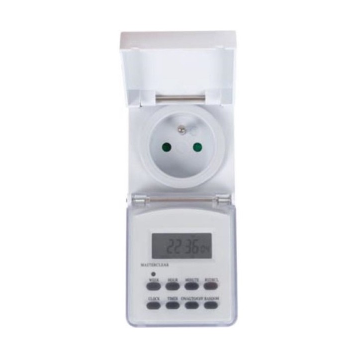 MINUTERIE NUMÉRIQUE HEBDOMADAIRE 230V 16A PEREL MINUTERIE NUMÉRIQUE HEBDOMADAIRE 230V 16A PEREL