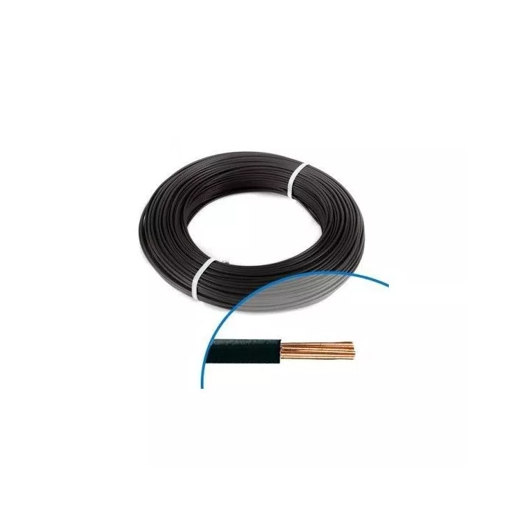 FIL SOUPLE H07VK1.5 NOIR 100M