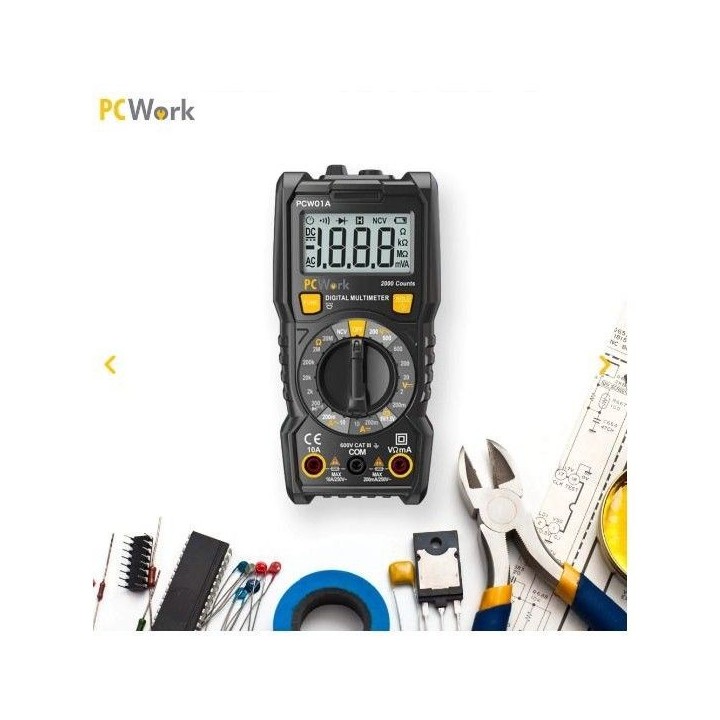 MULTIMÈTRE NUMÉRIQUE PCW01A PCWORK