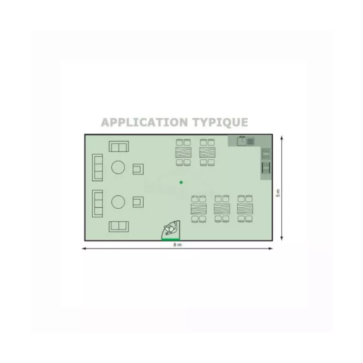 DÉTECTEUR DE MOUVEMENT ENCASTRABLE 360°RUNWIN