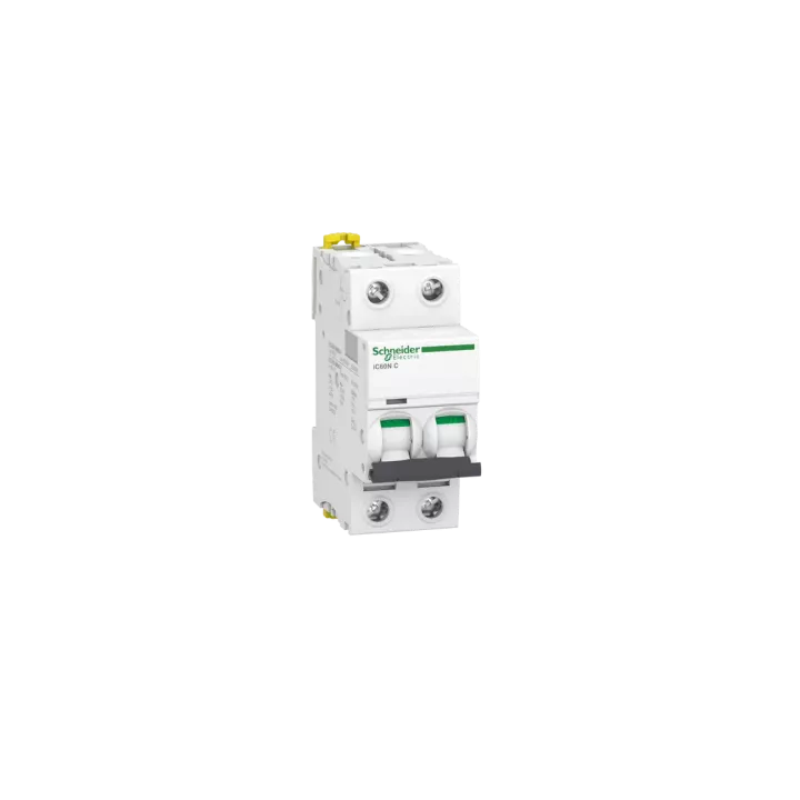 DISJONCTEUR MODULAIRE 2 PÔLES 16A COURBE C SCHNEIDER DISJONCTEUR MODULAIRE 2 PÔLES 16A COURBE C SCHNEIDER