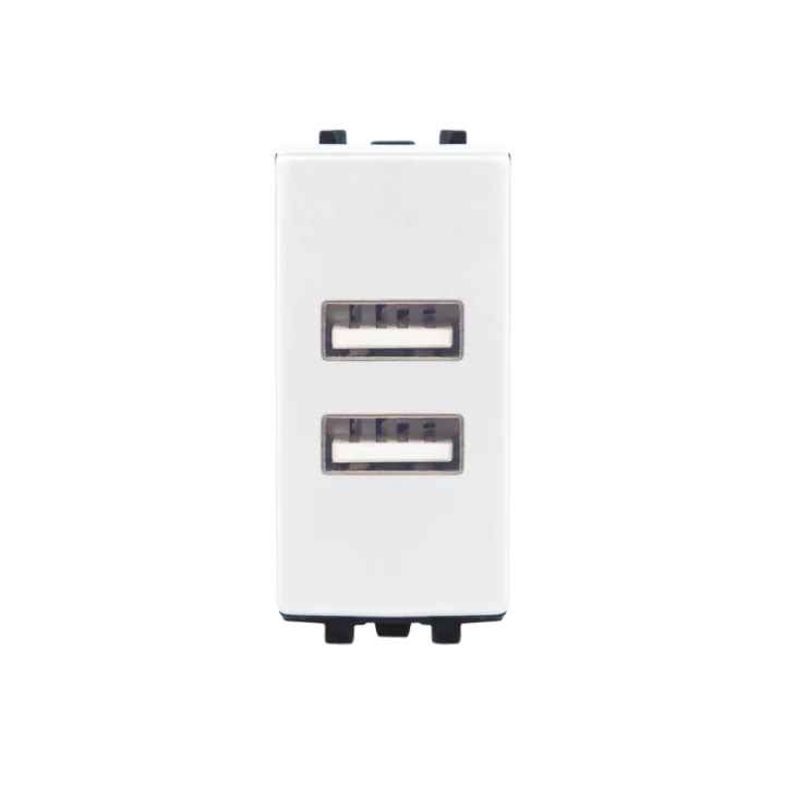 PRISE USB DOUBLE BLANC ALPHA PRISE USB DOUBLE BLANC ALPHA
