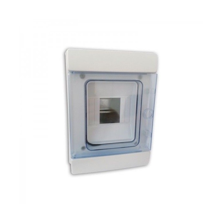 COFFRET PLASTIQUE APPARENT 4 MODULES ETANCHE IP65 SOMEF COFFRET PLASTIQUE APPARENT 4 MODULES ETANCHE IP65 SOMEF
