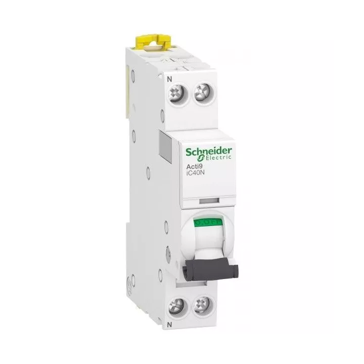 DISJONCTEUR DPN IC40N 1P+N C 16A ACTI9 SCHNEIDER