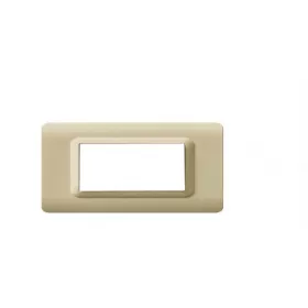 PLAQUE TECHNOPOLYMERE 44 RECTANGULAIRE CHAMPAGNE 4 MODULES SOMEF