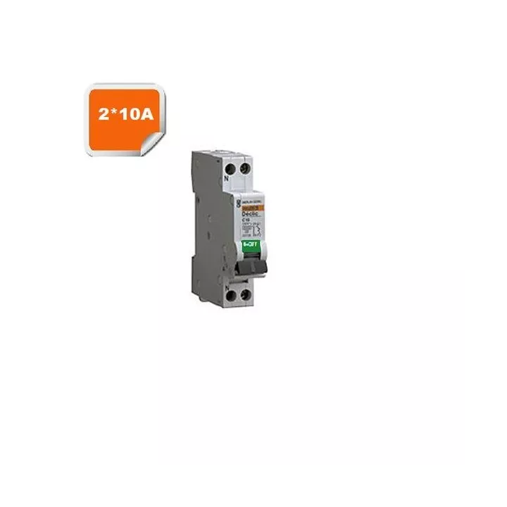 DISJONCTEUR DPN 2*10A SIAME