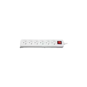BLOC MULTIPRISE 6 PRISES 2P+T AVEC INTERRUPTEUR 1.4M SIMEF