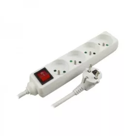 BLOC MULTIPRISE 4 PRISES 2P+T AVEC INTERRUPTEUR STIEL BLOC MULTIPRISE 4 PRISES 2P+T AVEC INTERRUPTEUR STIEL