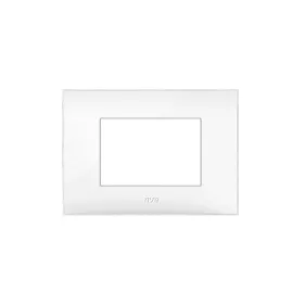 PLAQUE RECTANGULAIRE YOUNG 44 BLANC 3 MODULES SOMEF
