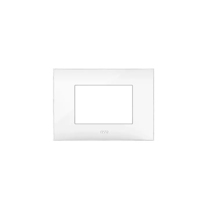 PLAQUE RECTANGULAIRE YOUNG 44 BLANC 3 MODULES SOMEF
