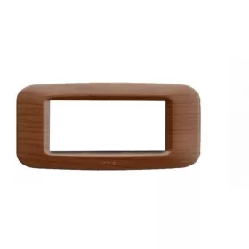 PLAQUE YES 45 RECTANGULAIRE BOIS FONCE 6 MODULES SOMEF