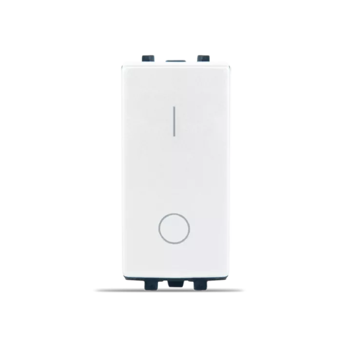 INTERRUPTEUR BIPOLAIRE COUPE COURANT BLANC ALPHA