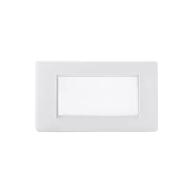 PLAQUE ÉTANCHE 4MODULES BLANC ALPHA