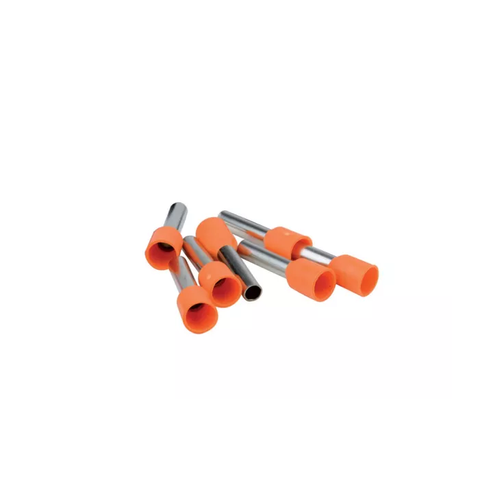 LOT DE 100 EMBOUTS DE CABLAGE 4MM