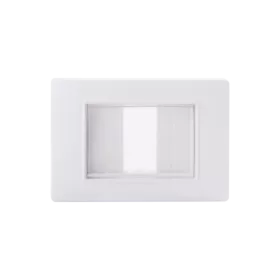 PLAQUE ÉTANCHE 3MODULES BLANC ALPHA