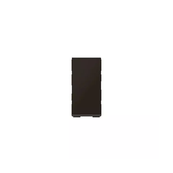 BOUTON POUSSOIR 10A NOIR MAT SYS43 SOMEF