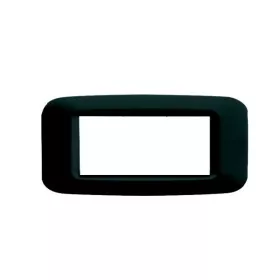 PLAQUE YES 45 RECTANGULAIRE NOIR 4 MODULES SOMEF