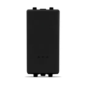 BOUTON POUSSOIR AVEC VOYANT 16A NOIR ALPHA