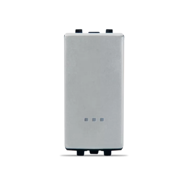 INTERRUPTEUR SIMPLE ALLUMAGE AVEC VOYANT SILVER ALPHA