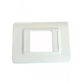 PLAQUE RECTANGULAIRE POUR PRISE BLANC SYS44 SOMEF