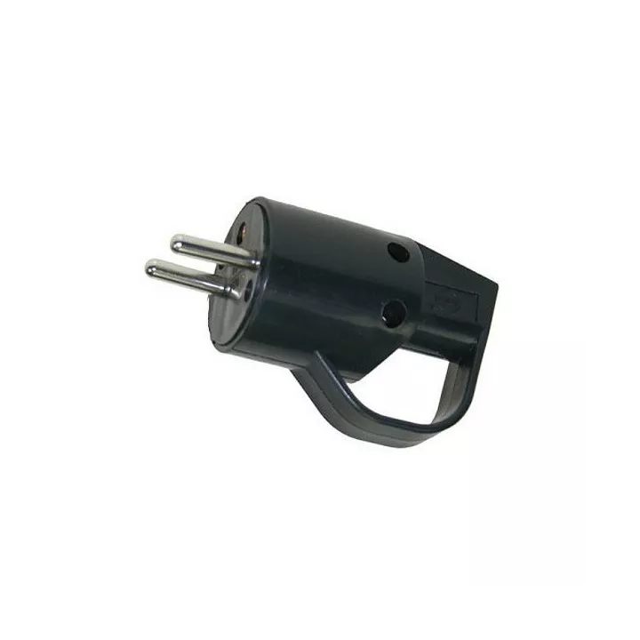 FICHE MÂLE 2 PÔLES+TERRE 16A AVEC ANNEAU STIEL