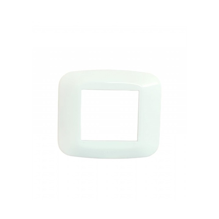 PLAQUE CARRÉE BLANC 2 MODULES SYS45 SOMEF