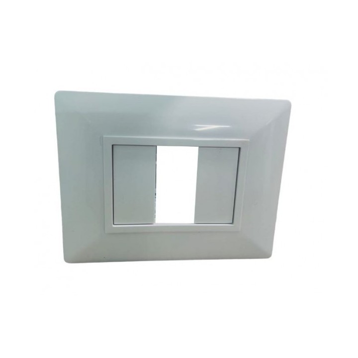 PLAQUE RECTANGULAIRE 1MODULE BLANC 703/1BB ALPHA PLAQUE RECTANGULAIRE 1MODULE BLANC 703/1BB ALPHA