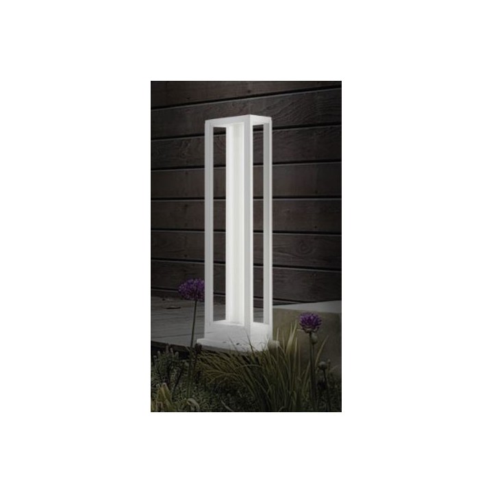 POTELET LED EXTÉRIEUR 2*3W/IP54 LUMIÈRE JAUNE H 60CM BLANC EKOLED POTELET LED EXTÉRIEUR 2*3W/IP54 LUMIÈRE JAUNE H 60CM BLANC EKOLED
