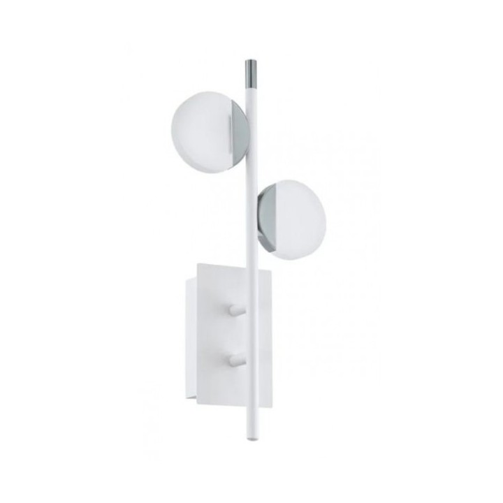 APPLIQUE MURALE OLINDRA LED 2x2,2W BLANC CHROMÉ 96969 EGLO APPLIQUE MURALE OLINDRA LED 2x2,2W BLANC CHROMÉ 96969 EGLO