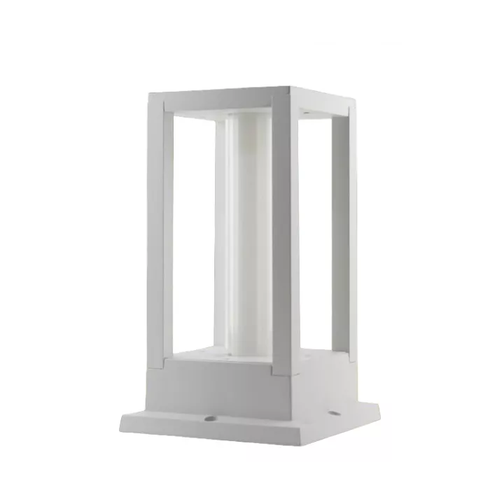 POTELET LED EXTÉRIEUR 2*3W/IP54 LUMIÈRE JAUNE H 25CM BLANC EKOLED POTELET LED EXTÉRIEUR 2*3W/IP54 LUMIÈRE JAUNE H 25CM BLANC EKOLED
