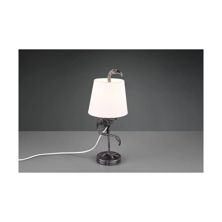 LAMPE DE CHEVET DE FLAMANT ROSE NOIR E14 40W LAMPE DE CHEVET DE FLAMANT ROSE NOIR E14 40W