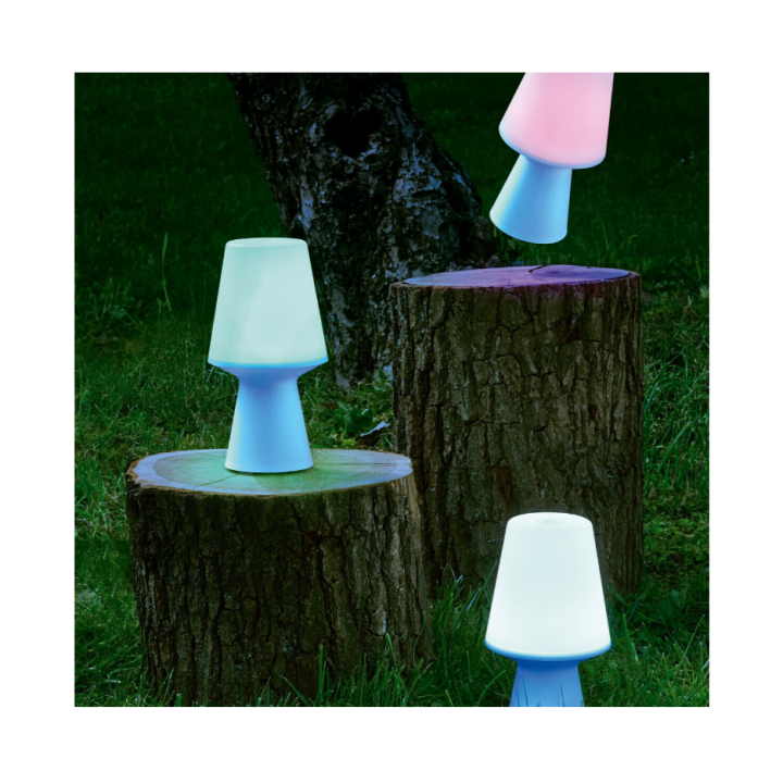 LAMPE DE CHEVET LED RGB IP44 H 23CM WIZA ATMOSPHERA