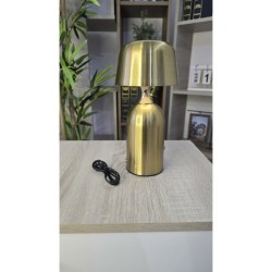 LAMPE DE TABLE LED MODERNE RECHARGEABLE GOLD H25CM, LAMPE DE CHEVET