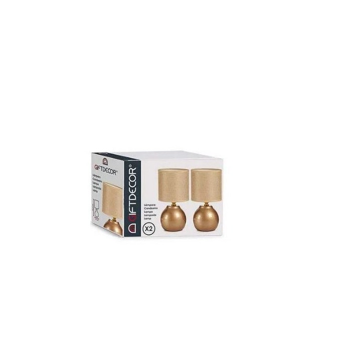 LOT DE 2 LAMPES DE CHEVET E14 40W GIFTDECOR LOT DE 2 LAMPES DE CHEVET E14 40W GIFTDECOR